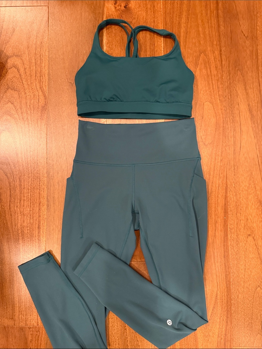 lululemon athletica teal set